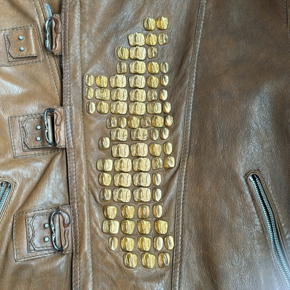 Men’s Cavalli Leather jacket - Picture 3 of 5